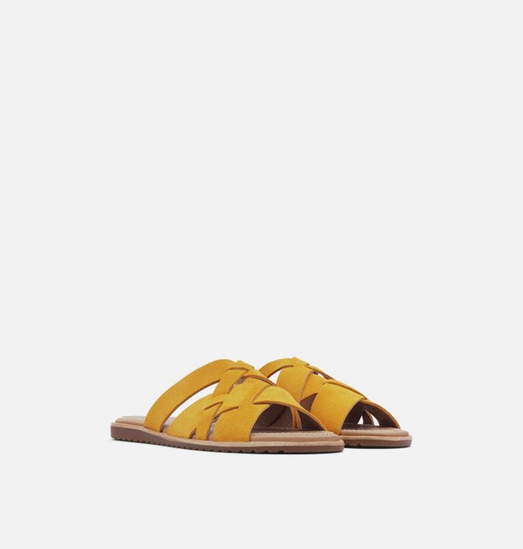 Sorel Ella™ Sandal - Womens Slides Yellow - 976584ATY